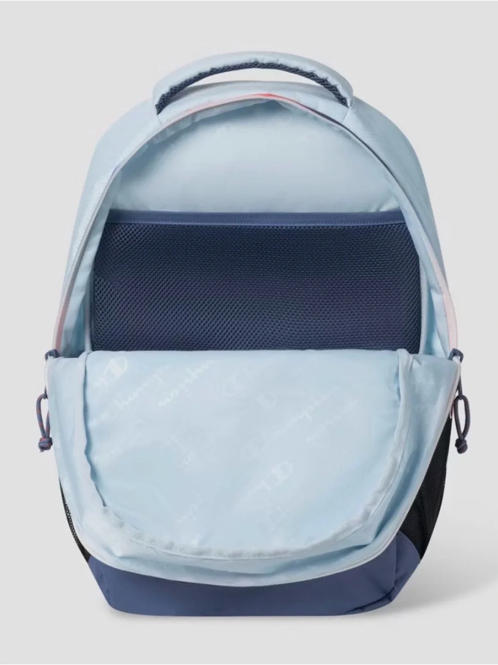 Champion Center Backpack w/ Laptop Sleeve - Light Blue 17 Inch Laptop